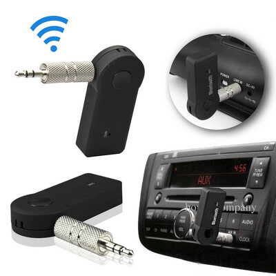 

Bluetooth Музыка Аудио приемник стерео адаптер для автомобиля AUX IN спикер дома MP3 Black