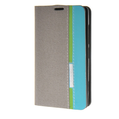 

MOONCASE Premium Synthetic Leather Wallet Flip Card Slot Holster Pouch Stand Shell Back Case Cover for Nokia Lumia 520 Grey