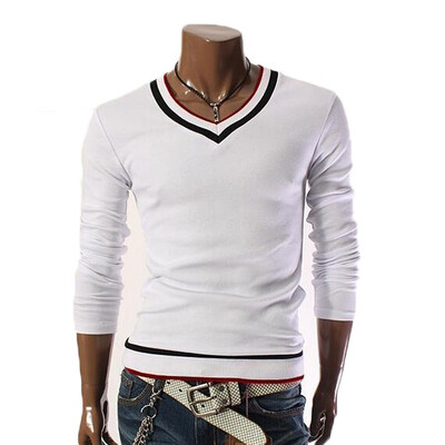 

Zogaa Men's T-Shirt Color Matching Slim