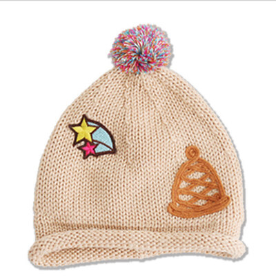 

Buebos Ninos 2015 Winter New Children's Beanie Hat Stars Watermelon Cashmere Wool Kids Baby Unisex Hat