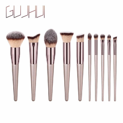 

Professional 10Pcs Makeup Brush Set Powder Foundation Brush Eyebrow Eyeshadow Cosmetic Make Up Tools Toiletry Kit for Women Girl