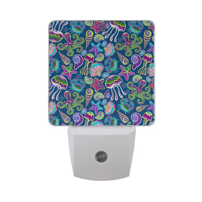 

ALAZA LED Night Light With Smart Dusk To Dawn SensorSTYLE And FASHION Word Cloud Concept2 Plug In Night Light