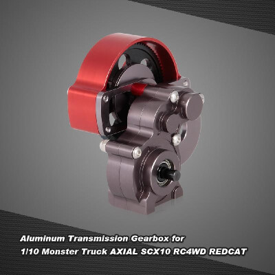 

Aluminum Transmission Gearbox for 110 Monster Truck RC Car Crawler AXIAL SCX10 RC4WD REDCAT