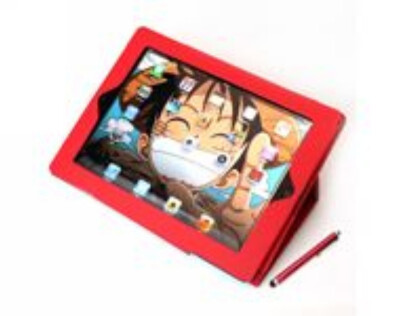 

Smart Cover Slim PU Leather Case Wake/ Sleep Stand For Ipad2 Ipad3 Red