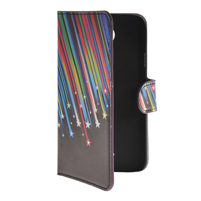 

MOONCASE Meteor style Leather Side Flip Wallet Card Slot Stand Pouch Case Cover for WIKO Barry