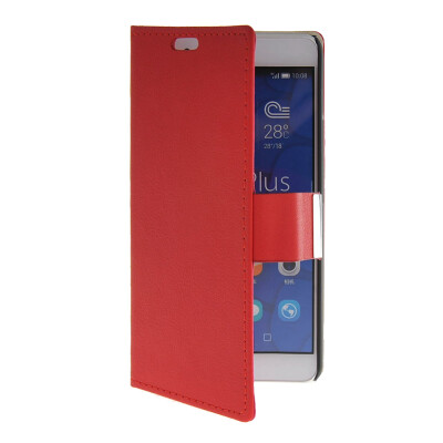 

MOONCASE Slim Leather Side Flip Wallet Card Slot Pouch with Kickstand Shell Back чехол для Huawei Honor 6X Red