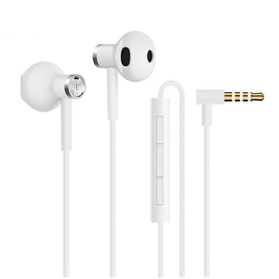 

Original Xiaomi Earphones MI Headphones Dual Units Half In-Ear Mic Wire Control 35MM Slot For iPhone Android Smart Phones Headset
