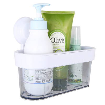 

Too strong nail-free seamless suction cup hook corner rack vacuum strong suction cup bathroom storage basket AW526