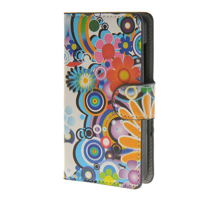 

MOONCASE Flower style Leather Wallet Flip Card Slot Stand Pouch чехол для Microsoft Lumia 430 A01