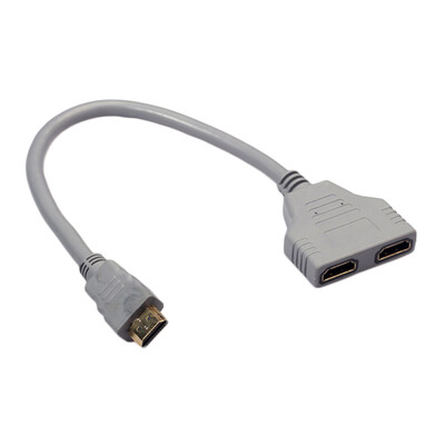 

HDMI 1 до 2 Сплит Двухместный адаптер преобразования сигнала кабель для видео ТВ HDTV