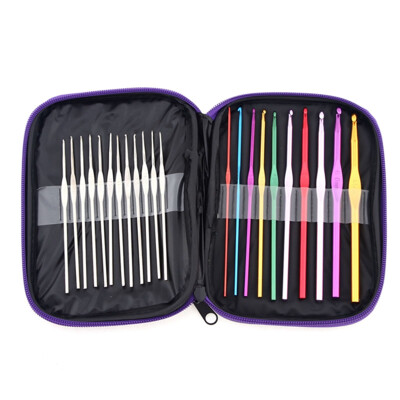 

10 Size Weave Knits Tool Craft 22pcs Knitting Needle Set Crochet Needle