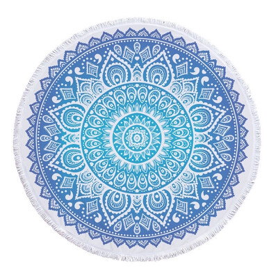 

Yoga Mat Blanket Round Indian Beach Mat Sports Yoga Blanket Household Blanket