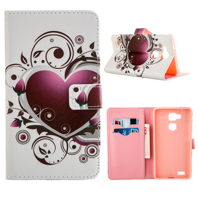 

MOONCASE Case for Huawei Ascend Mate 7 Flip PU Leather Fold Wallet Card Slot Kickstand Back Case Cover [Pattern series] /a07