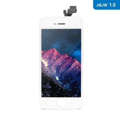 

JQJQ10 is suitable for Apple 5 screen assembly mobile phone display LCD touch glass inside&outside screen maintenance LCD 5 white screen with accessories