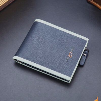 

Multi function multi card magnetic buckle wallet large capacity vertical business man short Wallet