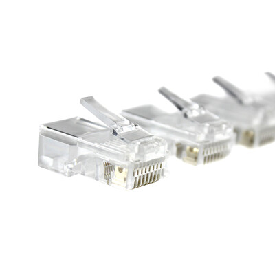 

Haile HT-8P8C-6 8P8C Гигабитный шестиполюсный разъем для подключения кристалла к сети (100 / box)