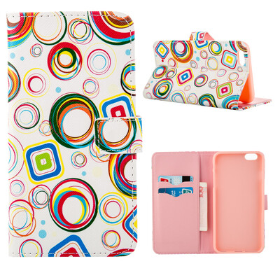 

MOONCASE ЧЕХОЛ ДЛЯ iPhone 6 Plus (5.5") Flip Leather Wallet Card Slot Foldable Stand Feature [Pattern series] /a13