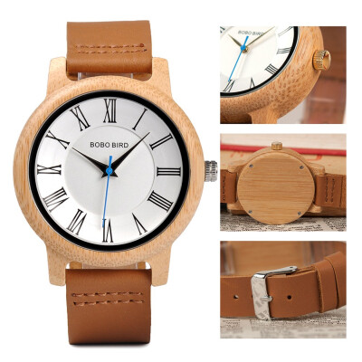 

BOBO BIRD wooden quartz pointer watch Q15