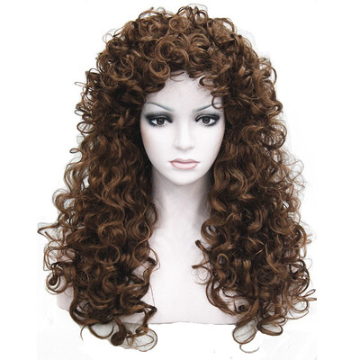 

Strong Beauty Synthetic Hair Long Curly Blonde Brown Black Red Wigs Cosplay Wigs For Woman