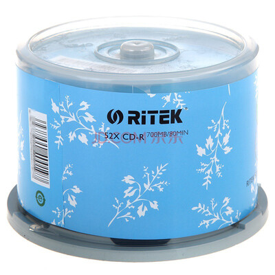 

РИТЭК (РИТЭК) CD-R 52 серии цветы скорость диски бочка 50