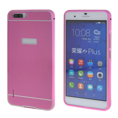 

MOONCASE Huawei 6 Plus Case 2 IN 1 Hard Bumper insert Back Case Cover for Huawei Honor 6 Plus Pink