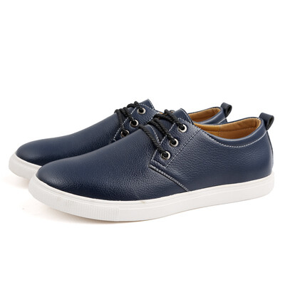 

JUQI Business Men Oxford Genuine Leather Shoes