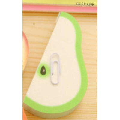 

3D Fruit Vegetable Food Memo Pad Sticky Notes Sticker Marker Notepad Cute Gifts