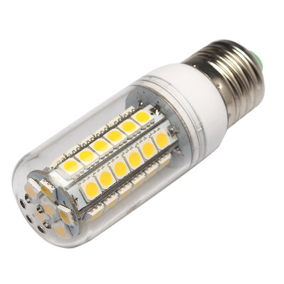 

MyMei E27 48 SMD5050 LED Warm White Corn Lamp Bulb Transparent Cover 220-240V430-460LM