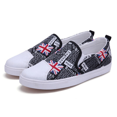 

Low-cut canvas shoes mens autumn lazy shoes one-legged Korean version of the trend of breathable casual shoes