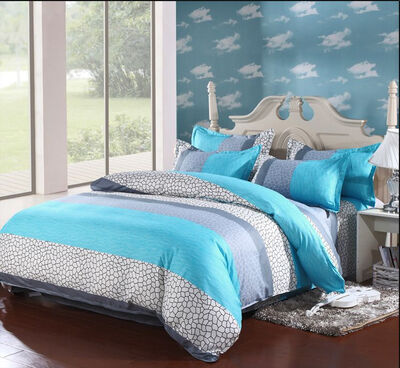 

4 PCS / Set Bedding Set Printing Bed Sheet / Duvet Cover / Pillowcase Soft Comfortable Microfiber Bed Sets