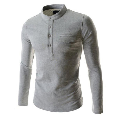 

Zogaa New Korean Mens Polo Shirt Slim