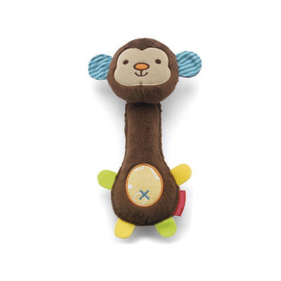 

2015 New Arrival Soft Animal Model Handbells Rattles Cute Gift Baby Toy Plush Hand Puppet Stick