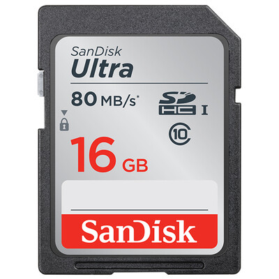 

Карта памяти microSDHC SanDisk Ultra, 16Гб