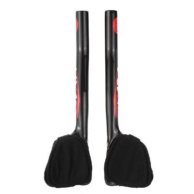 

318mm MTB Bike Bicycle Aero Bar Rest Handlebar Aero bar Carbon Fiber 1 Pair Cycling Accessory