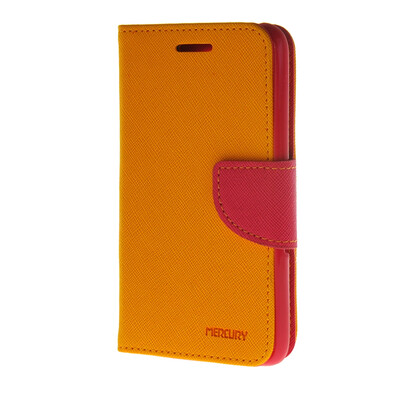 

MOONCASE Splice Color Leather Wallet Flip Card Slot Bracket Back чехол для Sony xperia E4 Yellow
