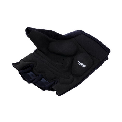 

SAHOO Outdoor Bike Black Bicycle Breathable Sport GEL Cycling Half FInger Gloves Size