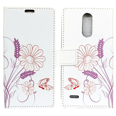 

MOONCASE LG K11 Plus Painted Leather Case - Pansy