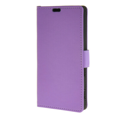 

MOONCASE Simple style Leather Wallet Flip Card Stand Back Case Cover for Sony Xperia C4 Purple