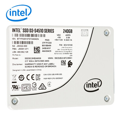 

Intel S4510 Series 384TB SATA3 Solid State Drive Enterprise
