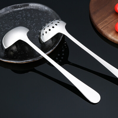 

Beijing made hot pot soup spoon colander 2 piece set 304 stainless steel