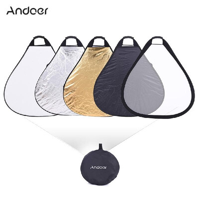 

76CM Handheld Triangle Multi Collapsible Photo Reflector Board Beauty Disc T1P5