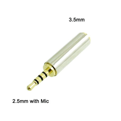 

eightNice Audio 25mm Male Plug to 35mm Female Jack Aux Stereo MIC TRRS Adapter