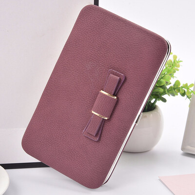 

Korean fashion ladies long wallet lovely bow tie mobile phone bag student handbag