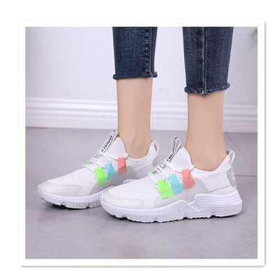 

2018 autumn&summer new mesh breathable casual sports shoes hollow mesh casual shoes flat bottom wild student running shoes