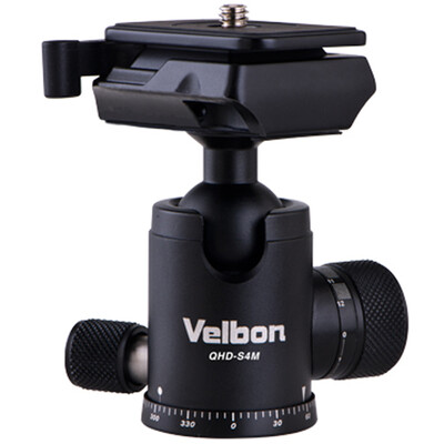 

Admiralty Velbon QHD-S4M ball damping head with QB-42 fast loading plate weight 6kg weight only 180g