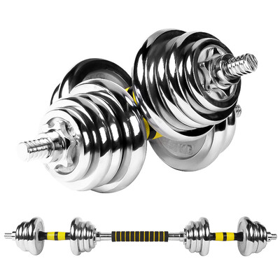 

SHUANGPAI Dumbbell Free removal combination 20kg Fitness plating dumbbell 20KG (two loaded