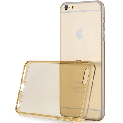 

Jingdong self] Locke ROCK Apple iPhone6 ​​plus / 6s plus mobile phone shell TPU slim silicone soft cover protective shell / mobile phone sets through gold