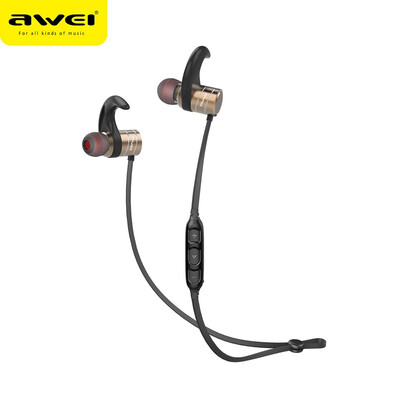 

AWEI AK1 Bluetooth Earphone Wireless Headphone Cordless Headset Sport Earpiece Stereo Headfone For Phone Kulakl k With Magnetic
