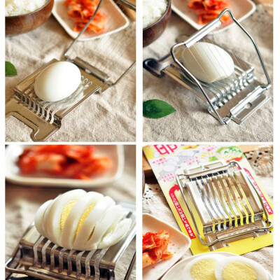 

Stainless Steel Boiled Egg Slicer Cutter Fruit Vegetable Chopper Kitchen