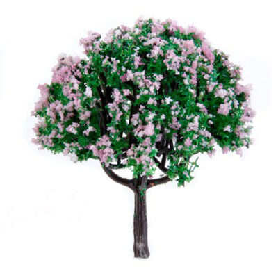 

10pcs Green Tree Model Train Layout Garden Scenery Wargame Landscape